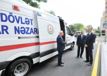 Prezident İlham Əliyev Maliyyə Nazirliyinin yeni inşa edilən inzibati binası ilə tanış olub (FOTO)