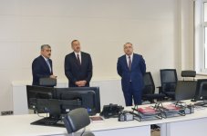 Prezident İlham Əliyev Maliyyə Nazirliyinin yeni inşa edilən inzibati binası ilə tanış olub (FOTO)