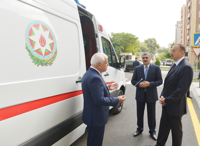 Prezident İlham Əliyev Maliyyə Nazirliyinin yeni inşa edilən inzibati binası ilə tanış olub (FOTO)