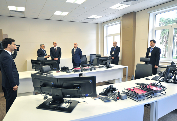 Prezident İlham Əliyev Maliyyə Nazirliyinin yeni inşa edilən inzibati binası ilə tanış olub (FOTO)