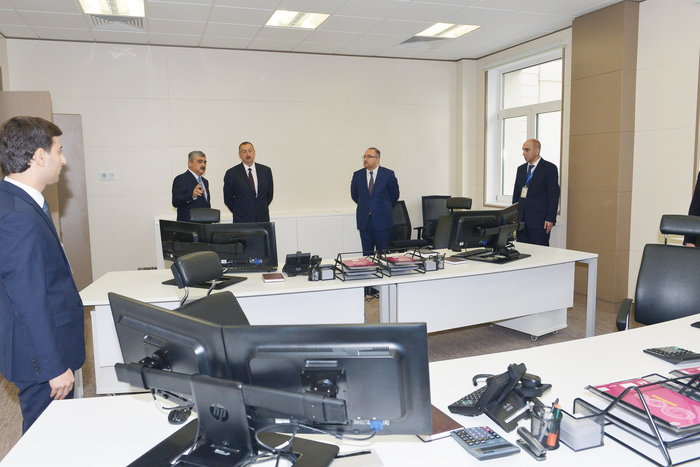 Prezident İlham Əliyev Maliyyə Nazirliyinin yeni inşa edilən inzibati binası ilə tanış olub (FOTO)