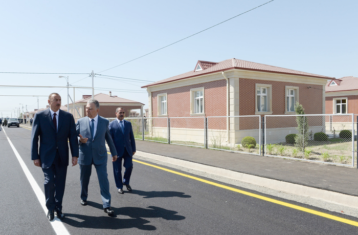 Prezident İlham Əliyev Ağdam rayonunda 632 məcburi köçkün ailəsi üçün salınmış yeni qəsəbənin açılışında iştirak edib (FOTO)