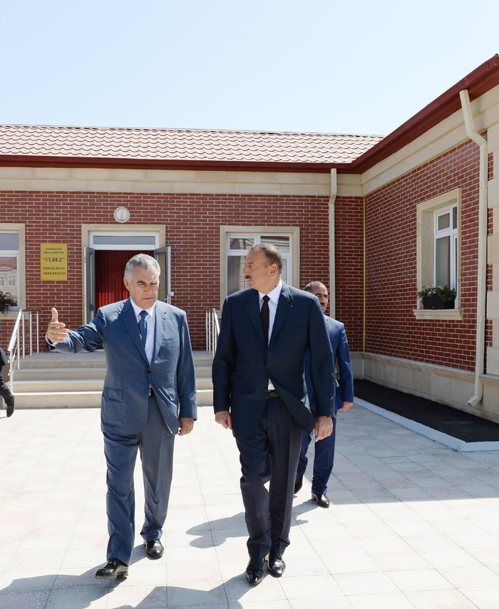 Prezident İlham Əliyev Ağdam rayonunda 632 məcburi köçkün ailəsi üçün salınmış yeni qəsəbənin açılışında iştirak edib (FOTO)