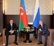 İlham Əliyev: Dağlıq Qarabağ münaqişəsi həddən artıq uzanıb və öz həllini tələb edir (ƏLAVƏ OLUNUB) (FOTO)