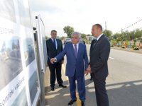 Hacıqabul-Bəhrəmtəpə avtomobil yolunun Bulaqlı-Bəhrəmtəpə hissəsinin açılışı olub
