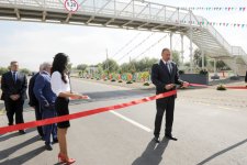 Hacıqabul-Bəhrəmtəpə avtomobil yolunun Bulaqlı-Bəhrəmtəpə hissəsinin açılışı olub
