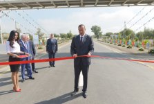 Hacıqabul-Bəhrəmtəpə avtomobil yolunun Bulaqlı-Bəhrəmtəpə hissəsinin açılışı olub