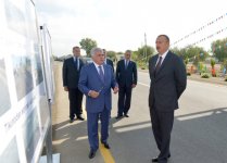 Hacıqabul-Bəhrəmtəpə avtomobil yolunun Bulaqlı-Bəhrəmtəpə hissəsinin açılışı olub