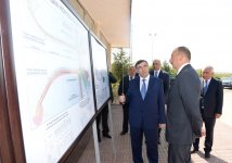 Prezident İlham Əliyev Füzulidə Mil-Muğan hidroqovşağının fəaliyyəti ilə tanış olub  (FOTO)