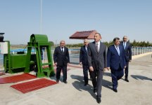 Prezident İlham Əliyev Füzulidə Mil-Muğan hidroqovşağının fəaliyyəti ilə tanış olub  (FOTO)