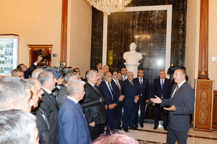 Prezident İlham Əliyev Füzuli rayonunda səfərdədir (FOTO)
