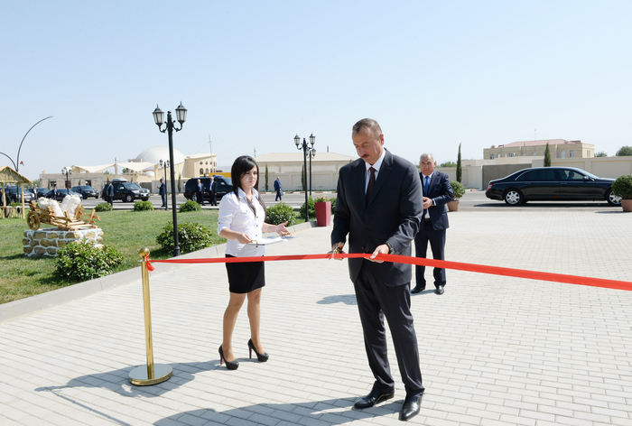 Prezident İlham Əliyev Füzuli rayon Tarix-Diyarşünaslıq Muzeyinin açılışında iştirak edib (FOTO)