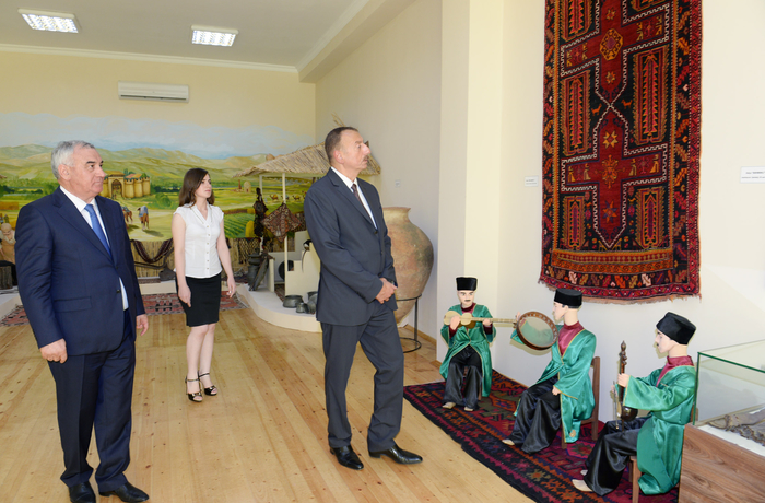 Prezident İlham Əliyev Füzuli rayon Tarix-Diyarşünaslıq Muzeyinin açılışında iştirak edib (FOTO)