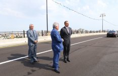 Prezident İlham Əliyev Bakıda növbəti yol qovşağının açılışında iştirak edib (FOTO)