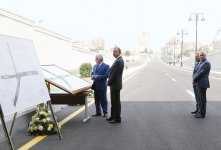 Prezident İlham Əliyev Bakıda növbəti yol qovşağının açılışında iştirak edib (FOTO)