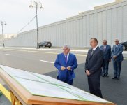 Prezident İlham Əliyev Bakıda növbəti yol qovşağının açılışında iştirak edib (FOTO)