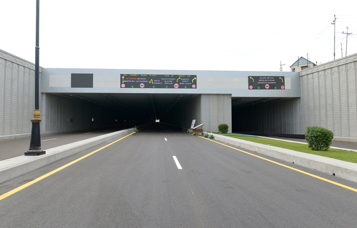 Prezident İlham Əliyev Bakıda növbəti yol qovşağının açılışında iştirak edib (FOTO)