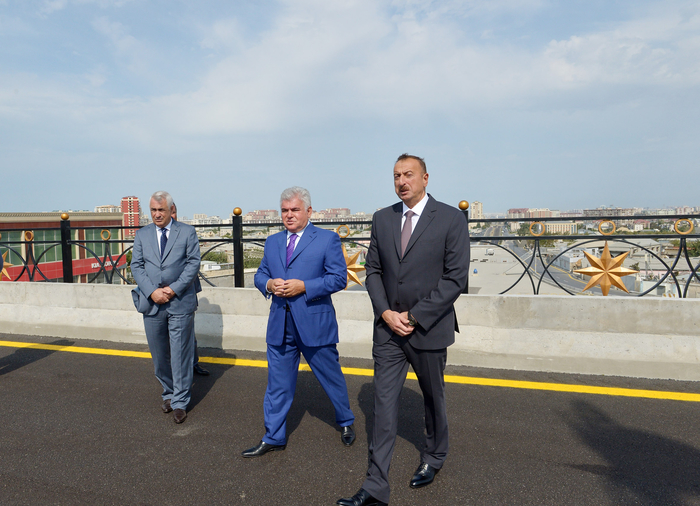 Prezident İlham Əliyev Bakıda növbəti yol qovşağının açılışında iştirak edib (FOTO)
