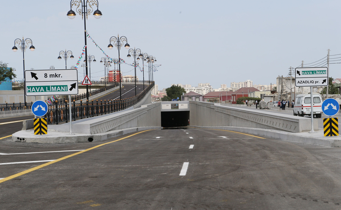 Prezident İlham Əliyev Bakıda növbəti yol qovşağının açılışında iştirak edib (FOTO)