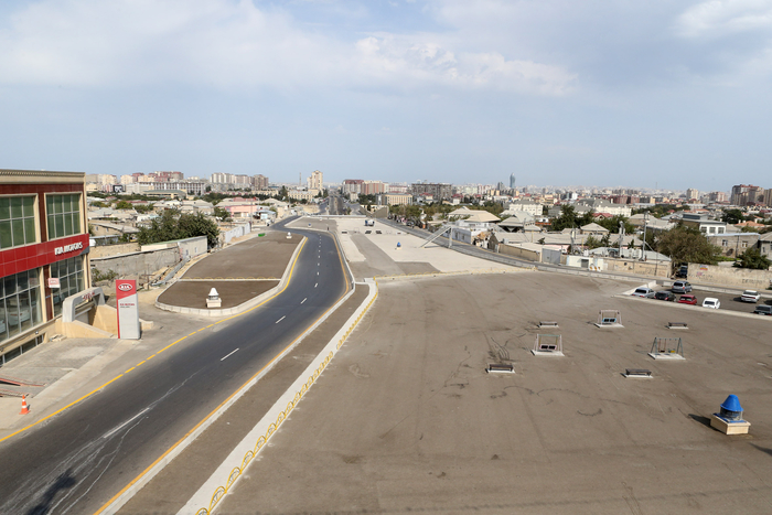 Prezident İlham Əliyev Bakıda növbəti yol qovşağının açılışında iştirak edib (FOTO)
