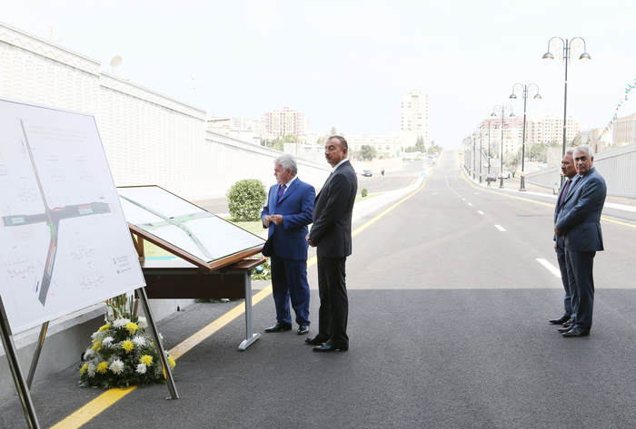 Prezident İlham Əliyev Bakıda növbəti yol qovşağının açılışında iştirak edib (FOTO)