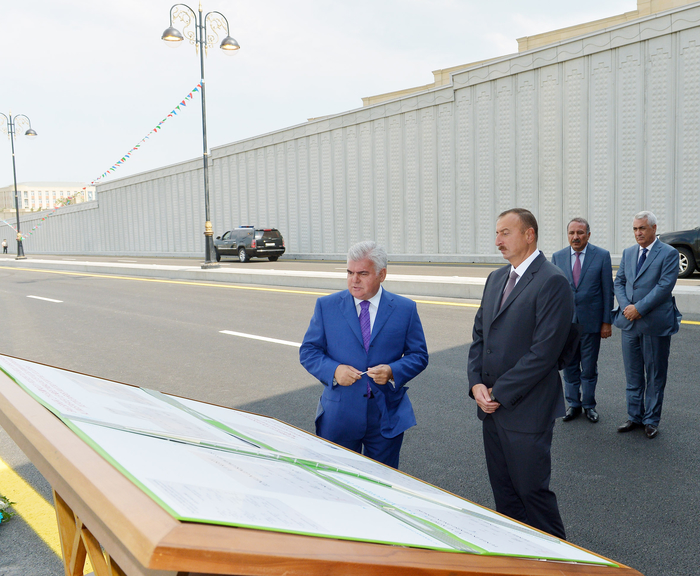 Prezident İlham Əliyev Bakıda növbəti yol qovşağının açılışında iştirak edib (FOTO)