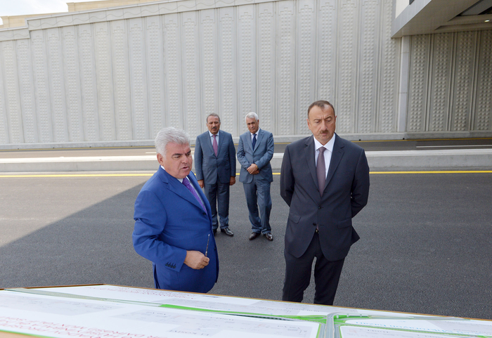 Prezident İlham Əliyev Bakıda növbəti yol qovşağının açılışında iştirak edib (FOTO)