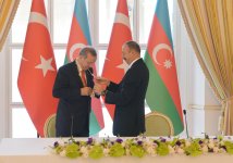 Prezident İlham Əliyev: Azərbaycanda elə bir insan tapılmaz ki, Türkiyəni öz doğma vətəni kimi sevməsin (FOTO)