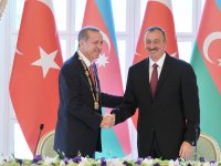 Prezident İlham Əliyev: Azərbaycanda elə bir insan tapılmaz ki, Türkiyəni öz doğma vətəni kimi sevməsin (FOTO)