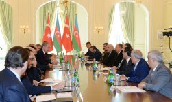 Prezident İlham Əliyev: Türkiyə-Azərbaycan əlaqələri dostluq, qardaşlıq əlaqələridir (FOTO)