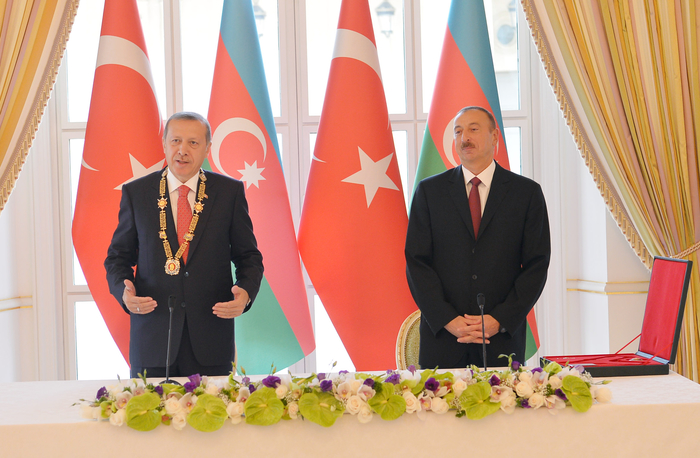 Rəcəb Tayyib Ərdoğana "Heydər Əliyev" ordeni təqdim edilib (FOTO)