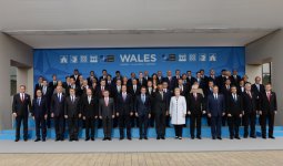 Prezident İlham Əliyev Uelsdə NATO-nun sammitində çıxış edib (FOTO)