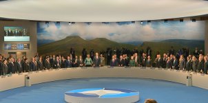 Prezident İlham Əliyev Uelsdə NATO-nun sammitində çıxış edib (FOTO)