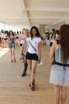 Dünya gözəlləri Bakıda Xəzər dənizinin sahilində (FOTO)