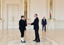 Prezident İlham Əliyev Norveçin Azərbaycanda yeni təyin olunmuş səfirini qəbul edib (FOTO)