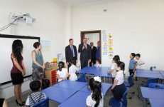 Prezident İlham Əliyev Bakı İstedadlar Təhsil Kompleksinin yeni binasında yaradılan şəraitlə tanış olub (FOTO)