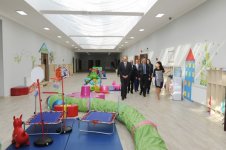 Prezident İlham Əliyev Bakı İstedadlar Təhsil Kompleksinin yeni binasında yaradılan şəraitlə tanış olub (FOTO)