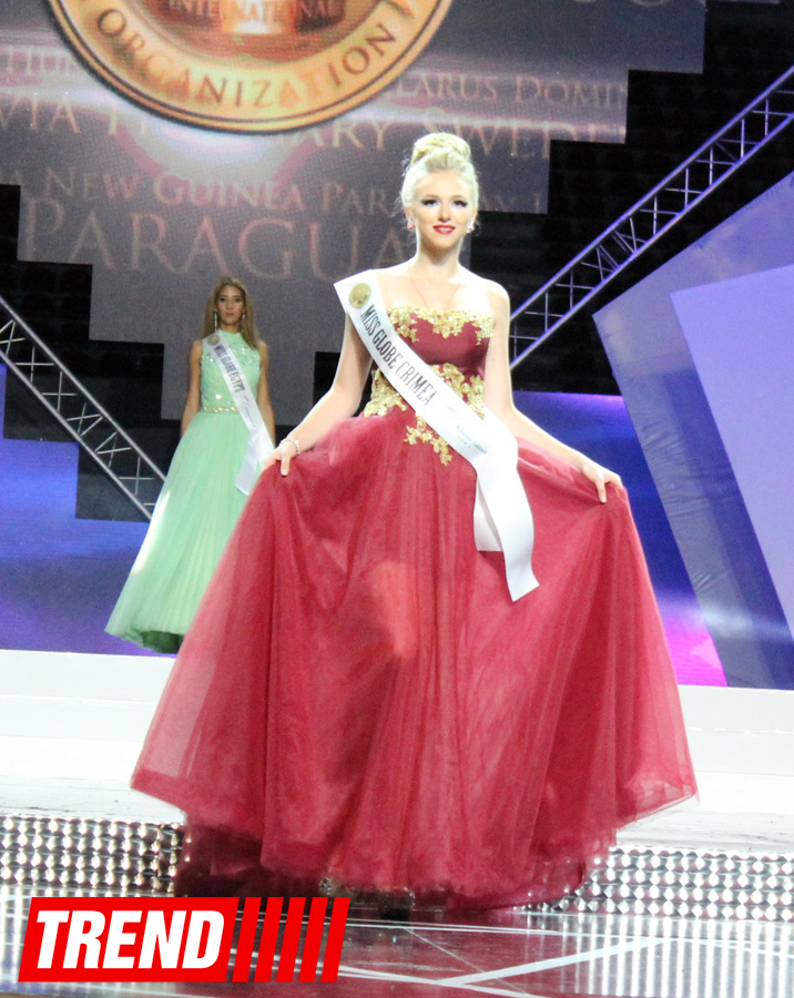 Bakıda "Miss Globe International" beynəlxalq gözəllik müsabiqəsinin qalibi (FOTO)