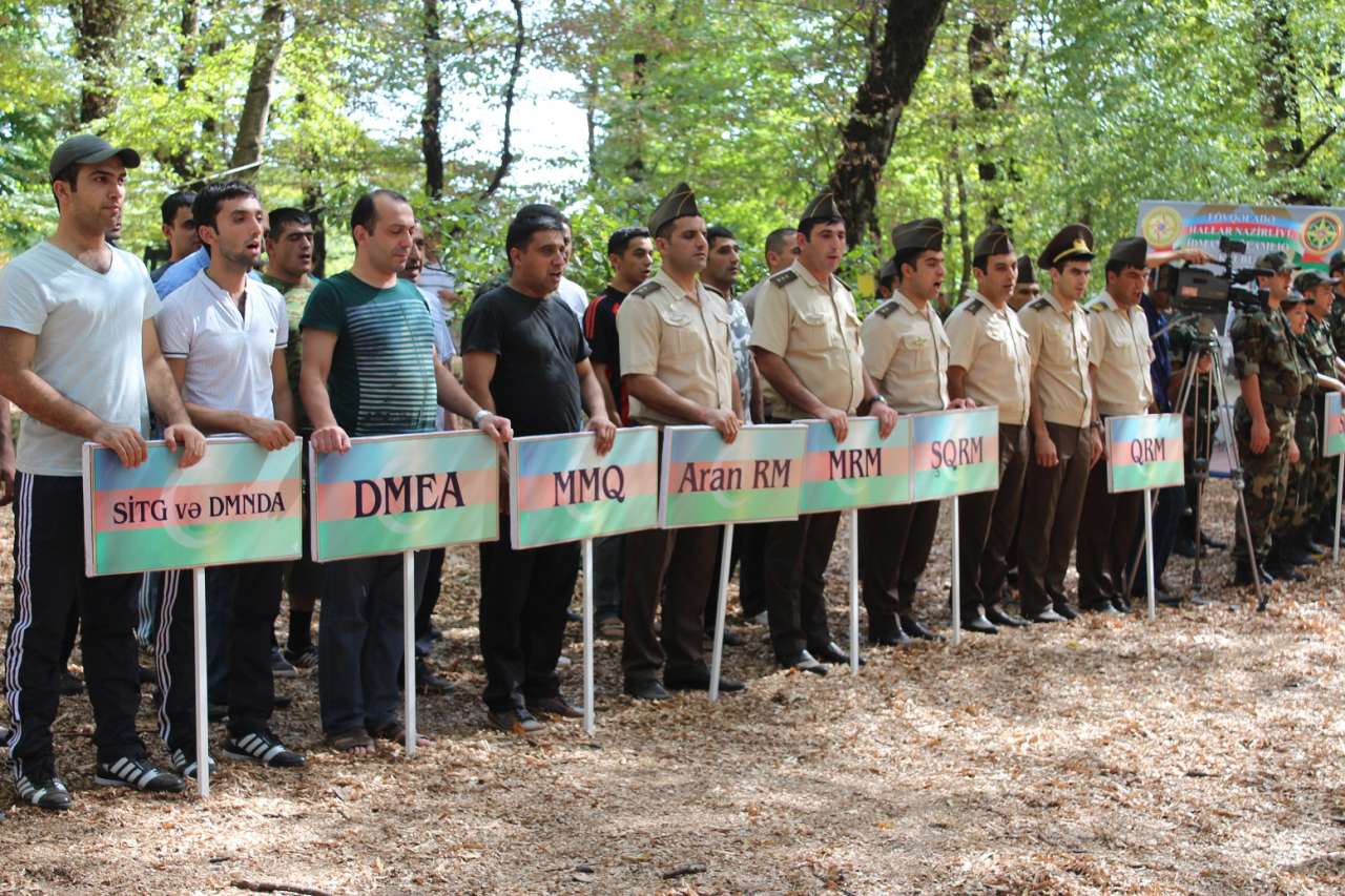 FHN-çilər səmti müəyyənetmə idmanı üzrə yarışıblar (FOTO)