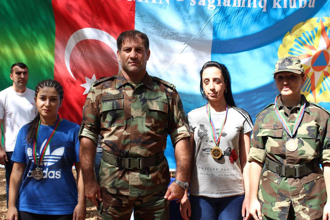 FHN-çilər səmti müəyyənetmə idmanı üzrə yarışıblar (FOTO)