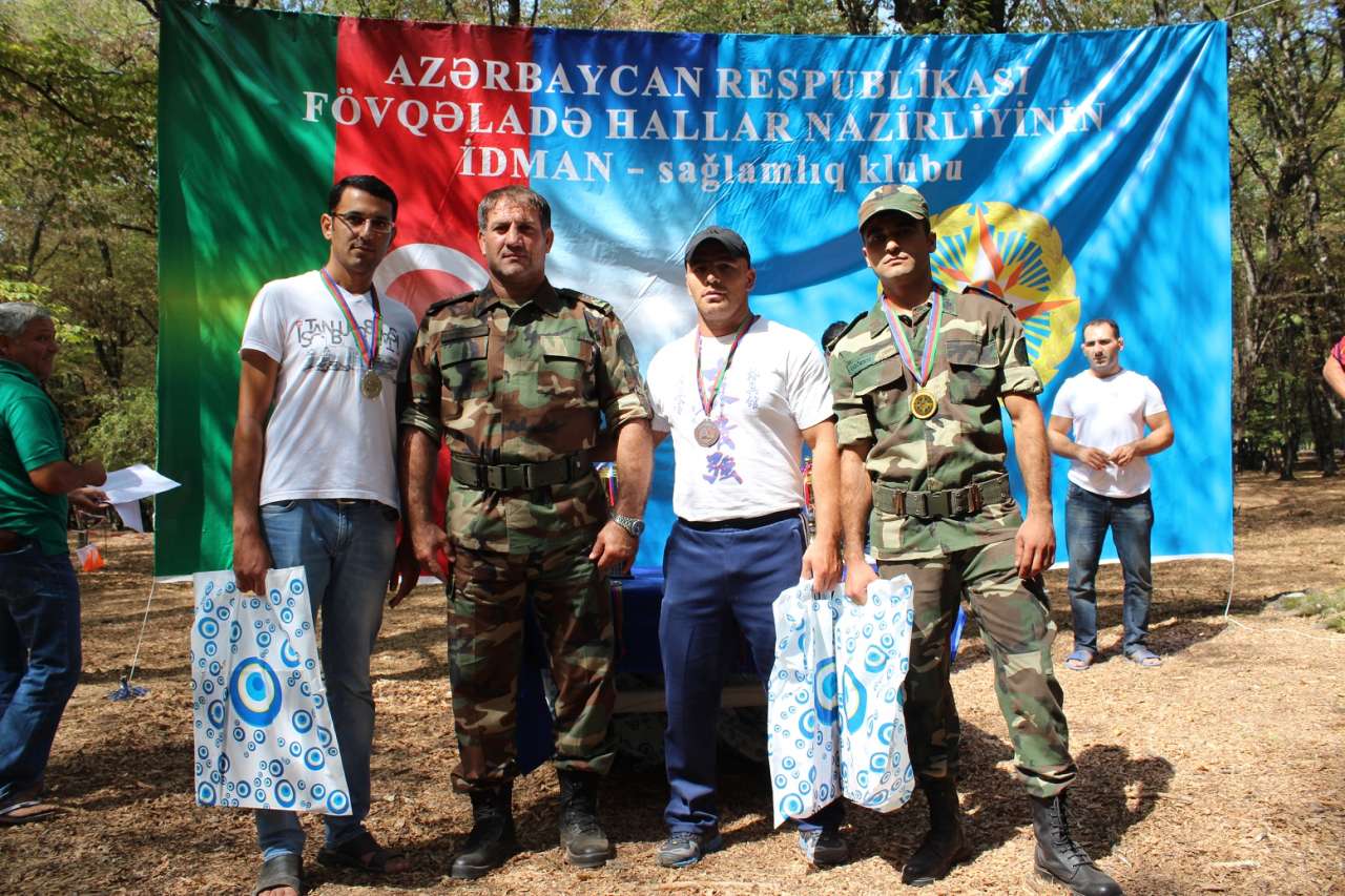 FHN-çilər səmti müəyyənetmə idmanı üzrə yarışıblar (FOTO)