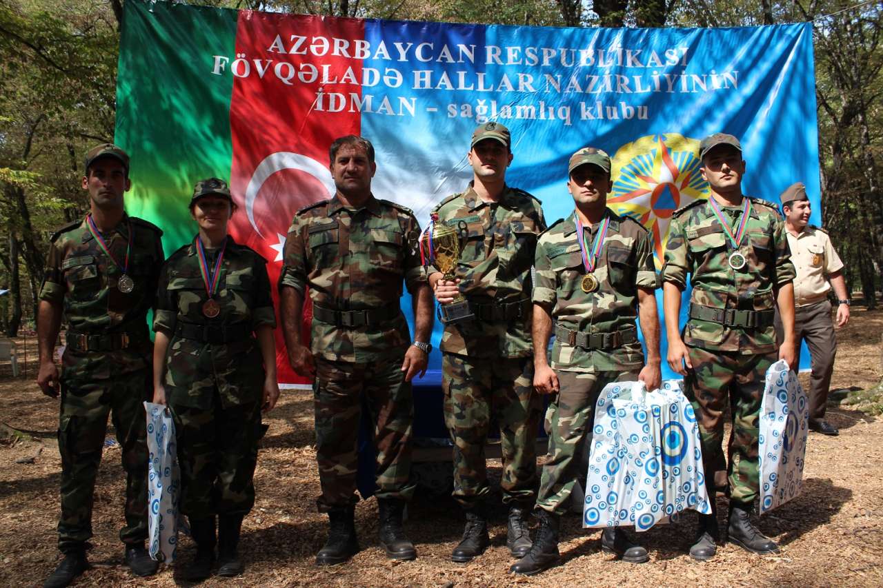 FHN-çilər səmti müəyyənetmə idmanı üzrə yarışıblar (FOTO)