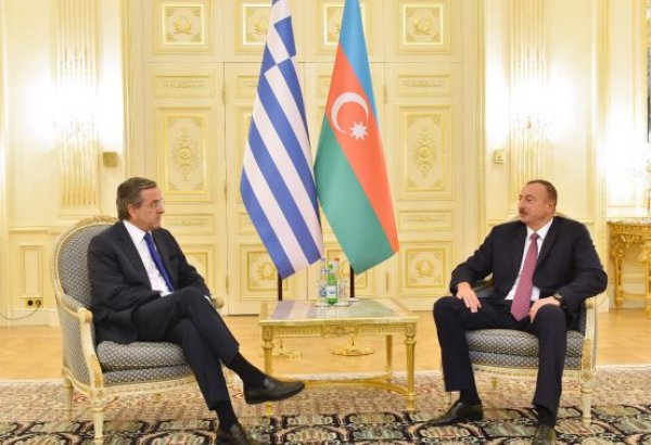 Prezident İlham Əliyev ilə Yunanıstanın Baş nazirinin təkbətək görüşü olub (FOTO)