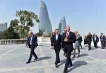 İlham Əliyevin adından dövlət, hökumət və nümayəndə heyətləri başçılarının şərəfinə nahar verilib  (FOTO)