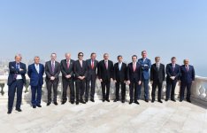 İlham Əliyevin adından dövlət, hökumət və nümayəndə heyətləri başçılarının şərəfinə nahar verilib  (FOTO)