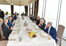 İlham Əliyevin adından dövlət, hökumət və nümayəndə heyətləri başçılarının şərəfinə nahar verilib  (FOTO)