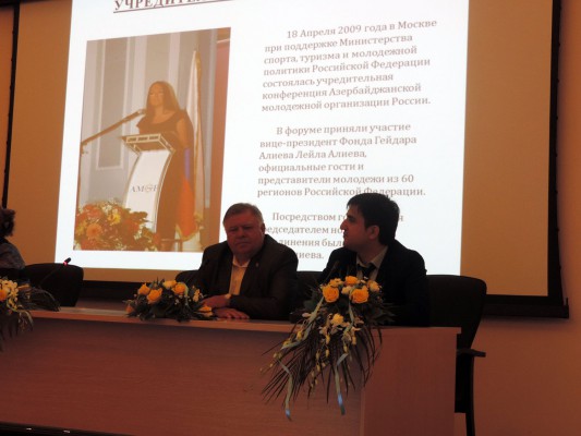 Leyla Əliyevanın təşəbbüsü ilə Kaluqa vilayətində azərbaycanlı birinci kurs tələbələri üçün seminar keçirilib (FOTO)