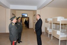 İlham Əliyev Daxili Qoşunların Qəbələdəki "N" saylı hərbi hissəsində inşa olunan yeni şəhərciyin açılışında iştirak edib (FOTO)