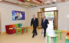 Prezident İlham Əliyev İsmayıllıda körpələr evi-uşaq bağçasının açılışında iştirak edib (FOTO)