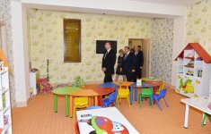 Prezident İlham Əliyev İsmayıllıda körpələr evi-uşaq bağçasının açılışında iştirak edib (FOTO)
